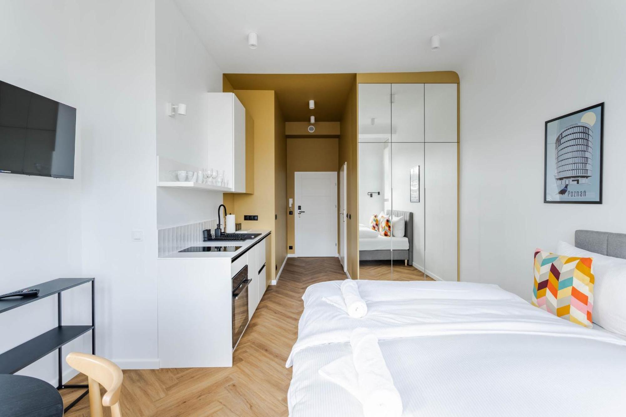 Przytulne I Komfortowe Studia Very Berry W Poznaniu By Noclegi Renters Kültér fotó